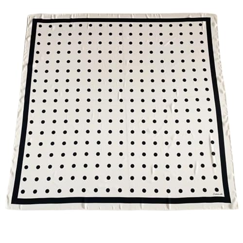 XL 43 Inch Extra Large Square Scarf Fashion Scarves Silk Feeling Hair Scarf Wrapping Scarfs Night Sleeping Headscarf - color: Ba1030