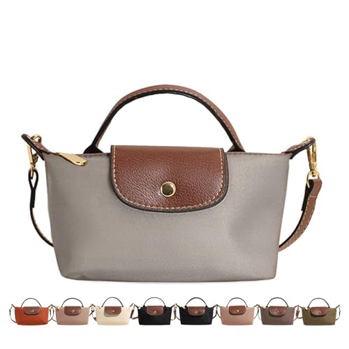 Fashion Mini Crossbody Bag, Handbags Purses with Adjustable Strap for Women, Ladies Shoulder Totes Bag - color: Grey