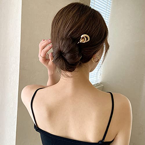 8 Pcs Metal Hair Sticks Vintage Hair Chopsticks Updo Chignon Pins Classical Hair Fork Chinese Hair Jewelry Accessories for Long Hair Women