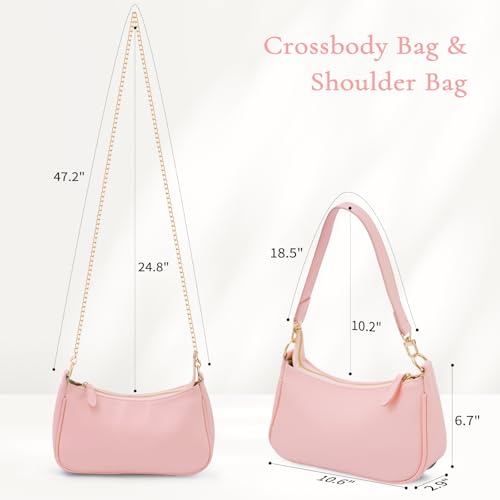 Uygafly Shoulder Bag for Women Cute Handbags Purses - color: Ap-pink