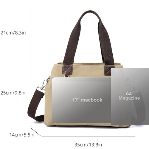 Canvas Hobo Bags for Women Casual Tote Bag Purses and Handbags Multi-Color Striped Crossbody Bags Ladies Top Handle Satchel - color: Wy31-brown