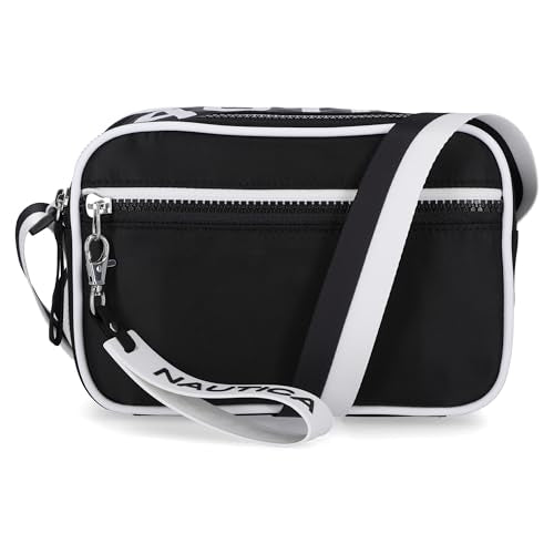 Nautica womens High Seas Camera Crossbody - color: Bilateral Black