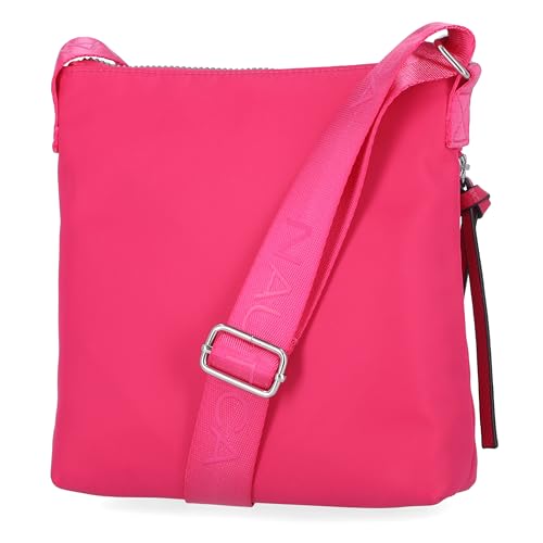Nautica Diver Nylon Small Women's Crossbody Bag Purse with Adjustable Shoulder Strap - color: Zipper Up Raspberry