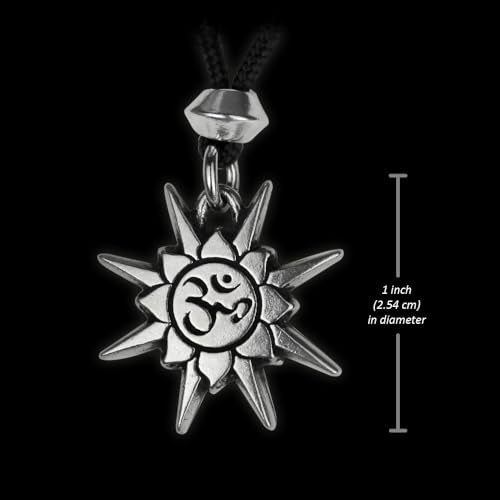 Aum Om Pendant Necklace - Bohemian Yoga Meditation Amulet