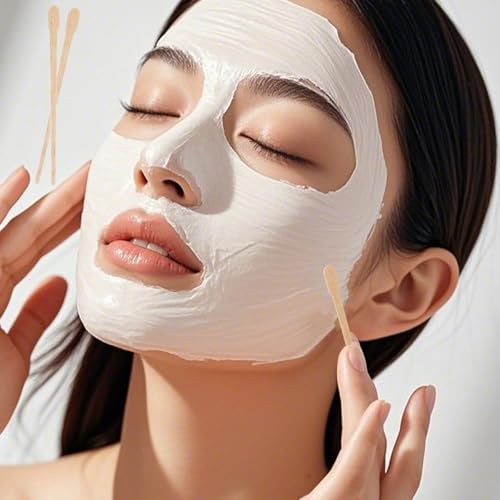 1200 Pcs Wooden Wax Sticks Small Wax Spatulas Applicator Wood Craft Sticks for Body Hair Eyebrow Lip Nose Brow Removal