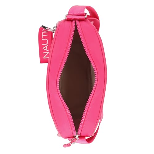 Nautica womens High Seas Camera Crossbody - color: Raspberry