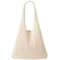 EIMMBD Crochet Bags for Women Beach Totes Bags Aesthetic Summer Tote Shoulder Hippie Bag Knit Bag - color: Standard Beige