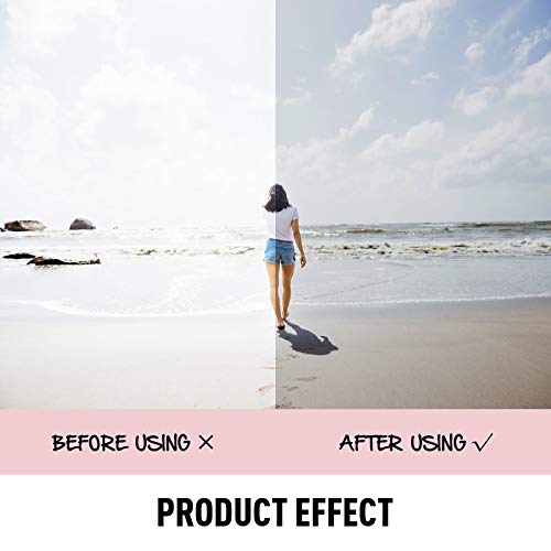 FONHCOO Aviator Sunglasses for Women Men Metal Frame UV400 Mirrored Sunglasses - color: Pink