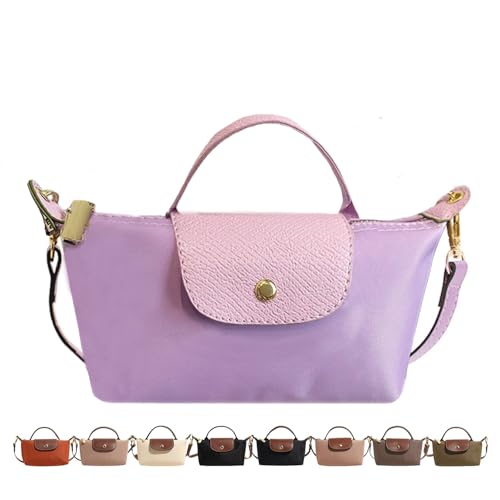 Fashion Mini Crossbody Bag, Handbags Purses with Adjustable Strap for Women, Ladies Shoulder Totes Bag - color: Purple