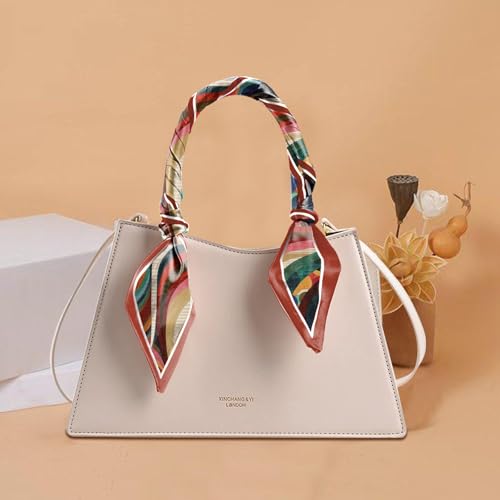 Hair Head Scarf Silk Feeling Long Satin Neck Satin Scarves for Handbag Cute Aesthetic Decoration Women Girls 59 * 6.7” - color: Y16-line