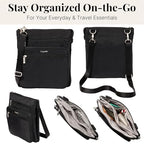 Baggallini womens Out and About Crossbody - color: Black