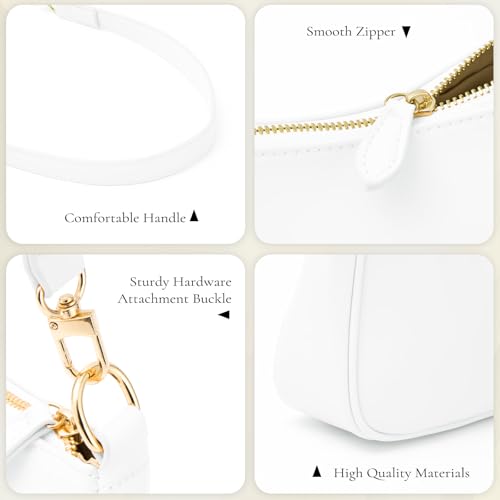 Uygafly Shoulder Bag for Women Cute Handbags Purses - color: Aw-white