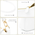 Uygafly Shoulder Bag for Women Cute Handbags Purses - color: Aw-white