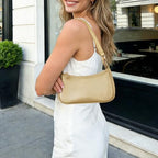 Uygafly Shoulder Bag for Women Cute Handbags Purses - color: Ag-gold