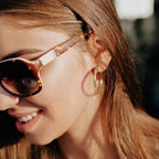 Verniflloga14K Gold Hoop Earrings Gold Earrings Women’s Hoop Earrings Jewelry Timeless Elegance 25 mm/ 30 mm - size: 25MM