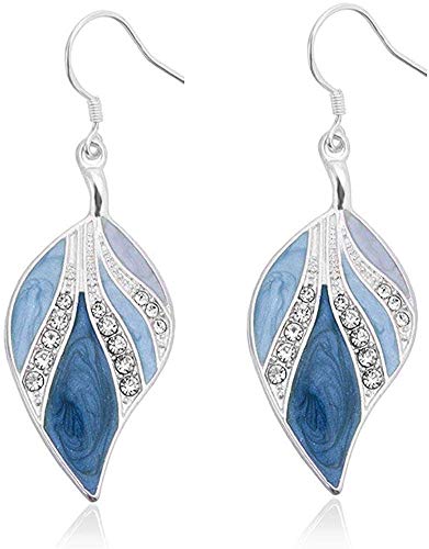 OYEFLY Dangle Earrings Sterling Silver Drop Earring Handmade Bohemian Teardrop Earrings
