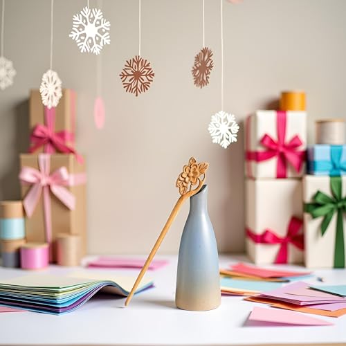 1Pc Handmade Ancient Chinese Japanese Wood Hair Sticks Chopsticks Wooden Vintage Retro Carved Long Fork Pen Shawl Sticks Hairpins Clips Barrettes, Hair Accessories Hair Accessories Hair Pins