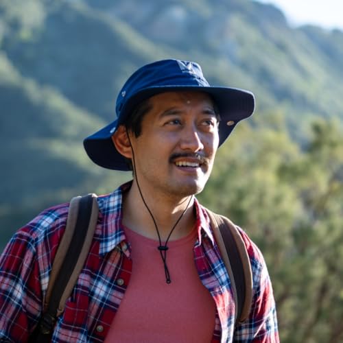 MISSION Cooling Bucket Hat - Unisex Wide-Brim Hat for Men & Women - Lightweight, Foldable & Durable - Cools Up to 2 Hours - color: Reptilia Punch