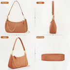 Uygafly Shoulder Bag for Women Cute Handbags Purses - color: Ab-brown