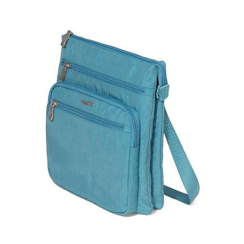 Baggallini womens Out and About Crossbody - color: Seaside Blue