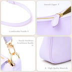 Uygafly Shoulder Bag for Women Cute Handbags Purses - color: Al-lavender