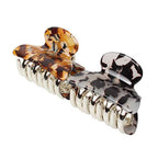 1.57 inch Small Acrylic Hair Claw Clips for Girls and Women Marbling Hair Clips,Plastic No-Slip Grip Jaw Hair Clip Hair Jaw Clamp,Pack of 12 - color: Color G