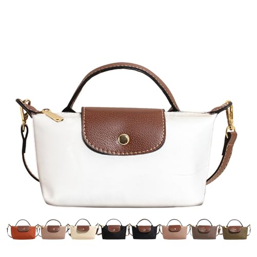 Fashion Mini Crossbody Bag, Handbags Purses with Adjustable Strap for Women, Ladies Shoulder Totes Bag - color: White