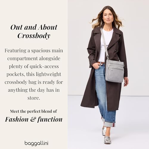 Baggallini womens Out and About Crossbody - color: Vanilla Heritage