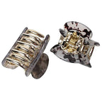 1.57 inch Small Acrylic Hair Claw Clips for Girls and Women Marbling Hair Clips,Plastic No-Slip Grip Jaw Hair Clip Hair Jaw Clamp,Pack of 12 - color: Color G