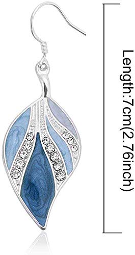 OYEFLY Dangle Earrings Sterling Silver Drop Earring Handmade Bohemian Teardrop Earrings