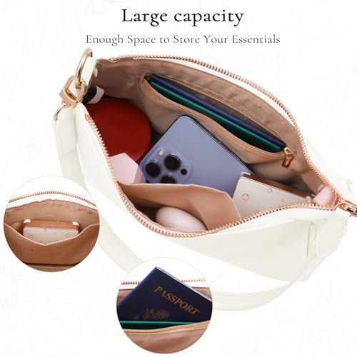 Uygafly Shoulder Bag for Women Cute Handbags Purses - color: Ab-beige