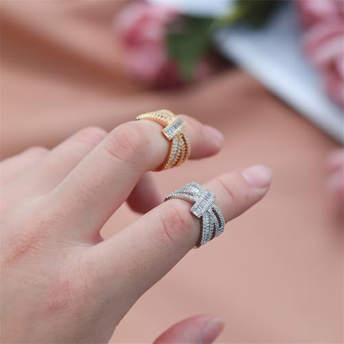 14K Gold Plated Rings for Women Open Adjustable Rings Stackable Rings Charming Rings Statement Rings Thumb Ring Band Finger Rings Vintage Rings Handmade Rings for Men Women Anniversary Birthday Gift - color: Ring03-12