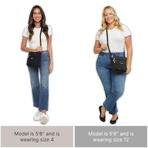 Baggallini Pocket Crossbody Bags for Women 8x8 Small Lightweight Durable Water-resistant Travel Purse W/Rfid - color: Apple