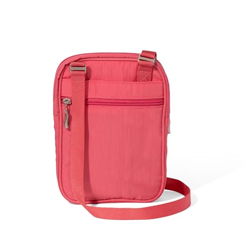 Baggallini Journey Crossbody Bags for Women 9x6 Small Lightweight Travel Handbag W/RFID - color: Flamingo