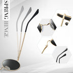 Joopin Retro Small Round Sunglasses Hippie Circle Sun Glasses Polarized UV400 Protection Metal Shades for Men Women - color: A03-golden Frame Black Lens