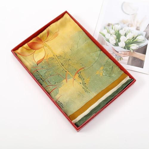 XL 43 Inch Extra Large Square Scarf Fashion Scarves Silk Feeling Hair Scarf Wrapping Scarfs Night Sleeping Headscarf - color: Ba1010