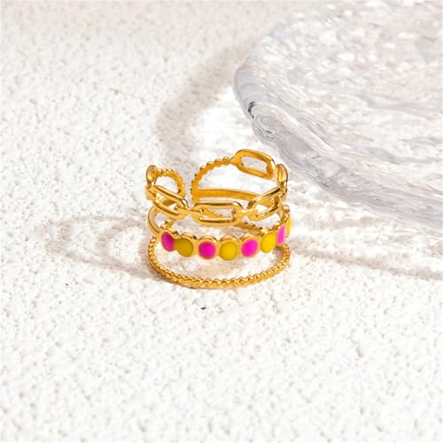 14K Gold Plated Rings for Women Open Adjustable Rings Stackable Rings Charming Rings Statement Rings Thumb Ring Band Finger Rings Vintage Rings Handmade Rings for Men Women Anniversary Birthday Gift - color: Ring03-3