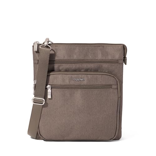 Baggallini womens Out and About Crossbody - color: Dark Umber Heritage