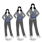 KL928 Canvas Sling Bag - Small Crossbody Backpack Shoulder Casual Daypack Rucksack for Men Women(Blue) - color: Canvas-blue