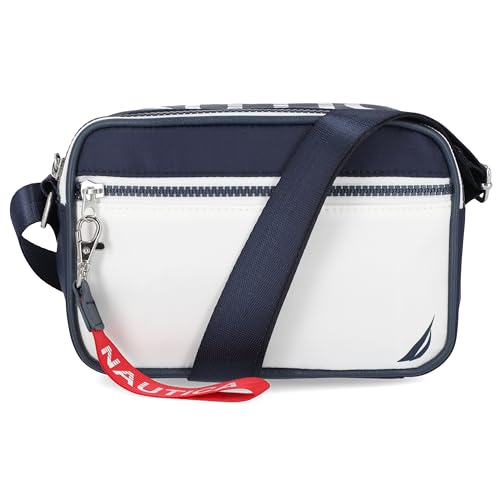 Nautica womens High Seas Camera Crossbody - color: Indigo/White