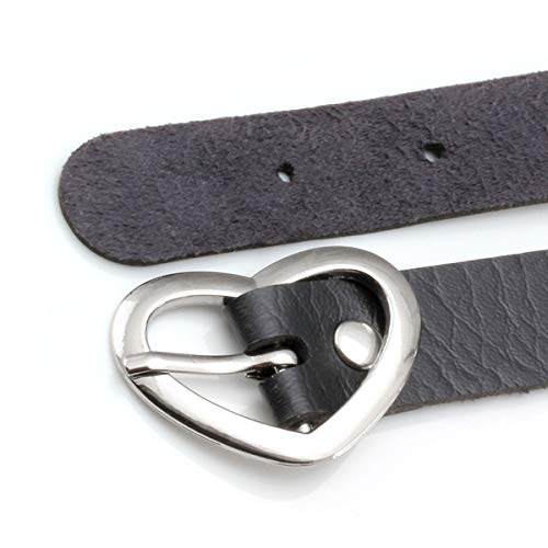 Eigso Vintage Punk Goth Studded Rivet Pu Leather Collar Choker Necklace with Spikes Adjustable - color: L-Black