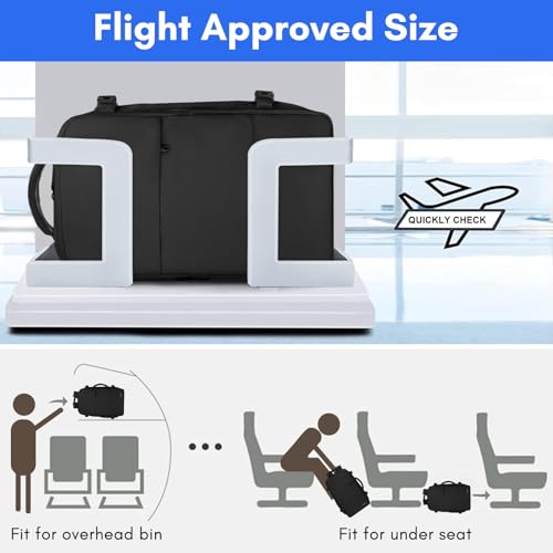 Taygeer Travel Laptop Backpack for Men Women, Airplane Approved Travel Backpack Suitcase with Water Bottle Pocket, Lightweight College 35l Luggage Bag 15.6inch Laptop Mochila Gifts for Business,Black - color: Black, size: Large