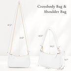 Uygafly Shoulder Bag for Women Cute Handbags Purses - color: Aw-white