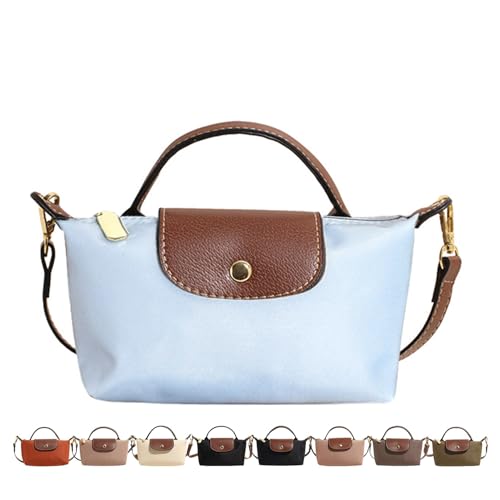 Fashion Mini Crossbody Bag, Handbags Purses with Adjustable Strap for Women, Ladies Shoulder Totes Bag - color: Light Blue