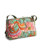 Vera Bradley womens Featherweight Foxbury Crossbody Bag - color: Leaf Me Not Paisley