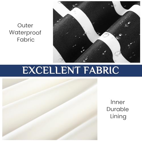 Clothirily Beach Bag for Women - Large Beach Tote Bag, Waterproof Sandproof Beach Bag with Zipper, Large Swim Pool Beach Tote - color: B-black