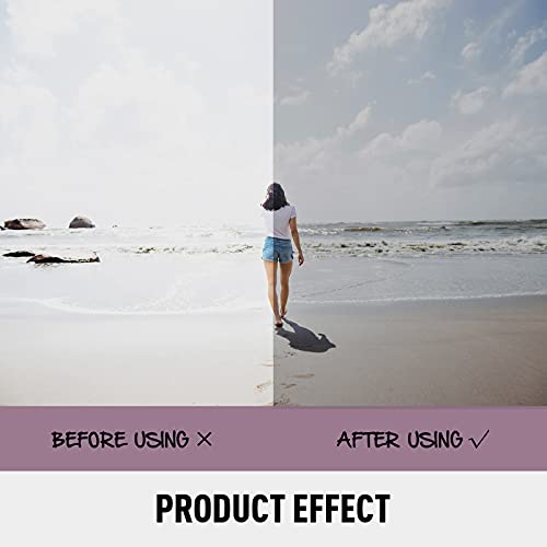 FONHCOO Aviator Sunglasses for Women Men Metal Frame UV400 Mirrored Sunglasses - color: Purple