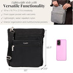 Baggallini womens Out and About Crossbody - color: Black