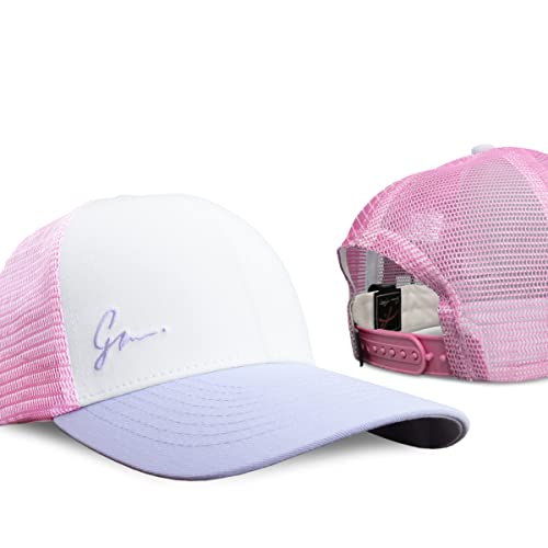Grace Folly Beach Trucker Hats for Women- Snapback Baseball Cap for Summer - color: Classic Pink & Lilac