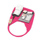 Hand-woven Soft Large Straw Shoulder Bag Boho Straw Handle Tote Retro Summer Beach Bag Rattan Handbag - color: Pink